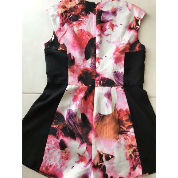 Keepsake The Label Floral Print Color Block Romper - Picture 10 of 10
